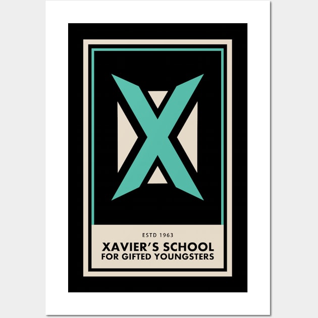 Xavier's School Wall Art by rahalarts